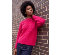 Roman Women's Pointelle Stitch Knit Jumper in Fuchsia | Size: 10