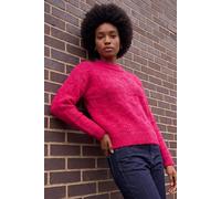 Roman Women's Pointelle Stitch Knit Jumper in Fuchsia | Size: 20