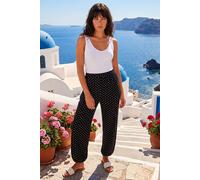 Roman Women's Polka Dot Balloon Trouser in Black | Size: 20 Roman Black 20