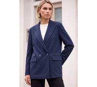 Roman Women's Premium Stretch Ponte Blazer in Navy | Size: 20