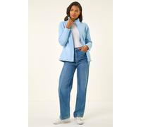 Roman Women's Reversible Fleece Zip Jacket in Light Blue | Size: 18 Roman Light Blue 18