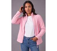 Roman Women's Reversible Fleece Zip Jacket in Pink | Size: 20