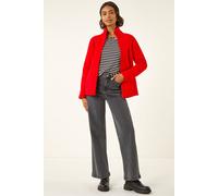 Roman Women's Reversible Fleece Zip Jacket in Red | Size: 14 Roman Red 14