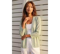 Roman Women's Shimmer Detail Shrug Cardigan in Lime | Size: 10 Roman Lime 10