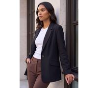 Roman Women's Single Breasted Blazer in Black | Size: 10 Roman Black 10