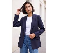 Roman Women's Single Breasted Blazer in Navy | Size: 12 Roman Navy 12
