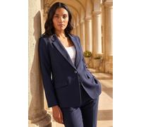 Roman Women's Single Breasted Blazer in Navy | Size: 20 Roman Navy 20