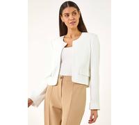 Roman Women's Smart Pocket Jacket in Ivory | Size: 10 Roman Ivory 10