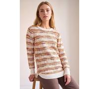 Roman Women's Space Dye Stripe Knit Jumper in Copper | Size: 20 Roman Copper 20