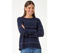 Roman Women's Sparkly Detail Knit Jumper in Midnight | Size: 16 Roman Midnight 16