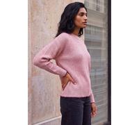 Roman Women's Stitch Detail Soft Knit Jumper in Rose | Size: 14 Roman Rose 14