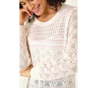 Roman Women's Stripe Wave Knit Jumper | Size: 14 Roman Multicolor 14