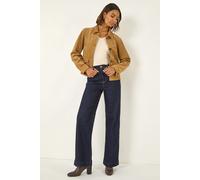 Roman Women's Suedette Button Jacket in Stone | Size: 14 Roman Stone 14