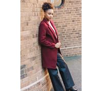 Roman Women's Tailored Single Breasted Coat in Plum | Size: 20 Roman Plum 20