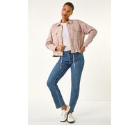 Roman Women's Utility Collared Pocket Jacket in Stone | Size: 20 Roman Stone 20