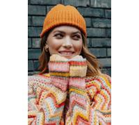 Roman Originals Zig Zag Pointelle Knit Jumper for Women UK - Ladies Everyday Holiday Spring Summer Round Neckline Comfy Soft Evening Vacation Work Party - Multi - Size 18