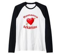 Romance Arkansas Coordinates Souvenir Raglan Baseball Tee