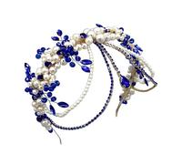 Romance Artificial Pearls Bridal Tiaras Crowns Headpiece for Various Event Evening Party Proms and Anniversaries Photowear Wedding Accessory
