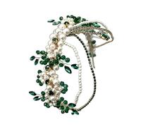 Romance Artificial Pearls Bridal Tiaras Crowns Headpiece for Various Event Evening Party Proms and Anniversaries Photowear Bridal Hairband