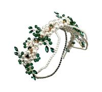 Romance Artificial Pearls Bridal Tiaras Crowns Headpiece for Various Event Evening Party Proms and Anniversaries Photowear Crystal Tiaras Hairband