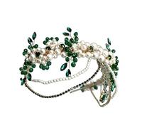 Romance Artificial Pearls Bridal Tiaras Crowns Headpiece for Various Event Evening Party Proms and Anniversaries Photowear Wedding Accessory