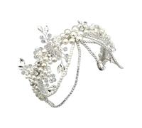 Romance Artificial Pearls Bridal Tiaras Crowns Headpiece for Various Event Evening Party Proms and Anniversaries Photowear Bridal Hairband