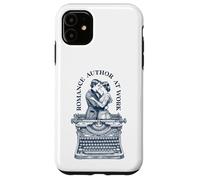 Romance Author At Work Vintage Typewriter Novelist Writer Case for iPhone 11