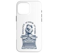 Romance Author At Work Vintage Typewriter Novelist Writer Case for iPhone 16 Pro Max