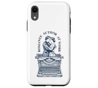Romance Author At Work Vintage Typewriter Novelist Writer Case for iPhone XR