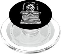 Romance Author At Work Vintage Typewriter Novelist Writer PopSockets PopGrip for MagSafe