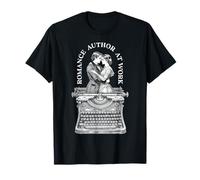 Romance Author At Work Vintage Typewriter Novelist Writer T-Shirt