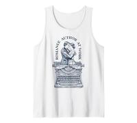 Romance Author At Work Vintage Typewriter Novelist Writer Tank Top