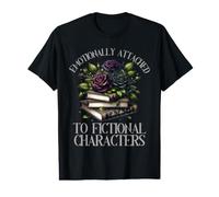 Romance Book Shirt Emotionally Attached Fictional Characters Value Graphic T-Shirt