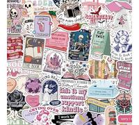 Romance Book Stickers, 150pcs Pink Aesthetic Stickers for Scrapbooking, Journals, and Reading Devices, Waterproof Vinyl Decorative Stickers for Personalising Items