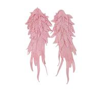 Romance Feathered Fabric Hair Clip For Fashion Red Peach Embroidery Gothic Styles Hair Accessory For Women