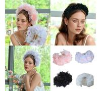 Romance Flower Garland Headbands Hair Styling Hairhoop For Fashion Women Nature Lookings Hairband for Wedding Celebration