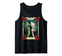 Romance Frankenstein The Lovers Vintage Tarot Halloween Vibe Tank Top