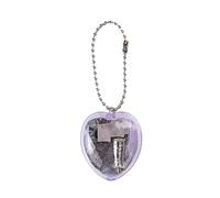 Romance Heart Shape Music Box Bag Decorative Compact Portable Pendant Clear Sound Acrylic Music Box for Lover, フリーサイズ