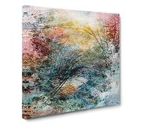 Romance of the Forest Canvas Print | Gallery Wrapped 30mm Frame Wall Art | 20x20 inches | Ready to Hang | Abstract Landscape Picture | Living Room Bedroom Lounge Office