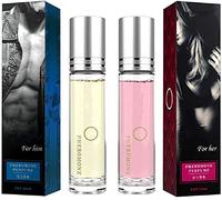 Romance Pheromone Perfume, Intimate Partner Perfume, Pheromone Infused Essential Oil Perfume,Long-Lasting Light Fragrance Pheromone Perfume for Men Women (Male+Female)
