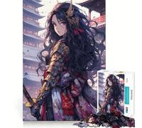 Romance Samurai 1000 Piece Jigsaw Puzzles for Adults Teenagers Intellect Toy Home Enjoy Quality Cut Classic Gift (38x26cm)