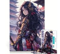 Romance Samurai 1000 Piece Jigsaw Puzzles for Teenagers Jigsaw Think Toy Together Fun Sharp Cut Art Collectible (38x52cm)