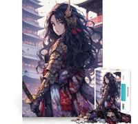 Romance Samurai Jigsaw Puzzles 1000 Pieces for Adults Boost Memory Peaceful Fun Premium Cut Memorable Gift (50x75cm)