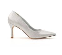 Romance Silver Court Shoe