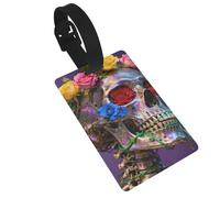 Romance Until Death Luggage Tags for Suitcases - Durable PVC ID Tags with Detachable Straps for Travel, Backpack, Golf Bag, Anti-Loss