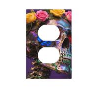 Romance Until Death Unbreakable Polycarbonate Switch Plate-Modern 1 Gang Light Cover for Home Office with Matching Screws