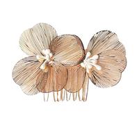 Romance Wedding Hair Accessory Flower Hair Comb Baroquely Design Hairpin For Bride Photography Formal Event Bridal Pin