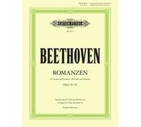 Beethoven: Romances in G, F; Opp.40, 50 (Viola and Piano)(EP2413) (Edition Peters)