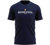 Romania 1909 T Shirt for Men Romanian Football Tee, S, Navy