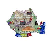 Romania 3D Refrigerator Magnet Map Travel Sticker Souvenirs,Home & Kitchen Decoration Romania Fridge Magnet from China